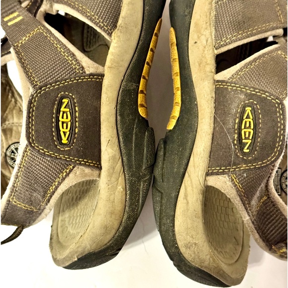 KEEN Men’s Newport H2 Brown and Yellow Sandals Size 11 - Picture 12 of 15